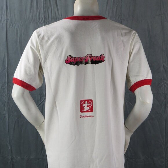 Vintage Graphic T-shirt - Super Freak Pac Man Iron Graphics - Men's Large - Picture 6 of 11